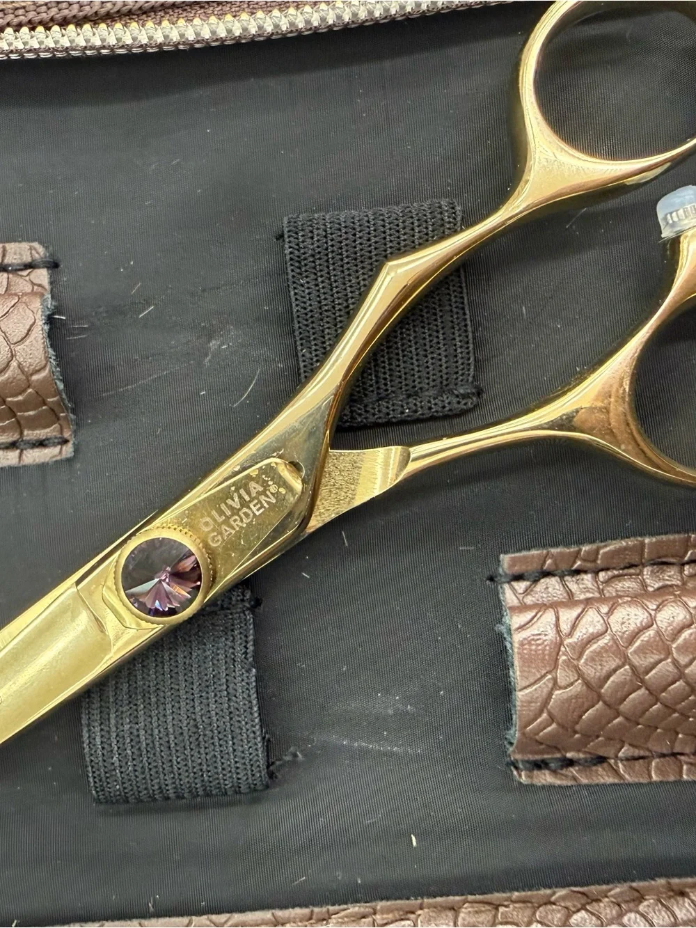 Olivia Garden Gold Hairdressing Shears